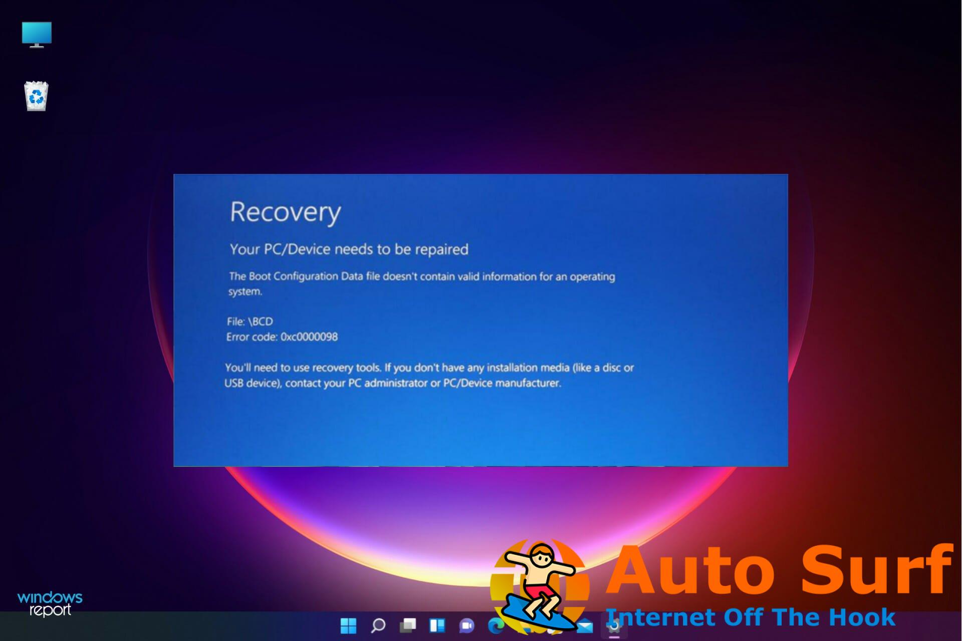 ¿Obtiene el error BCD de Windows 11? Esto es lo que debe hacer