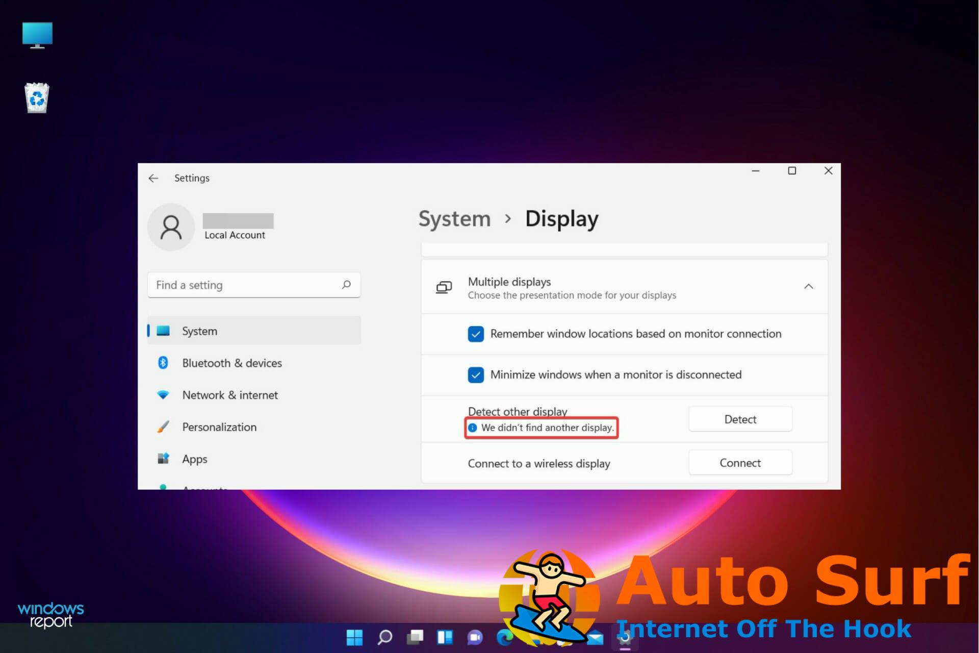 Windows 11 no detecta el segundo monitor